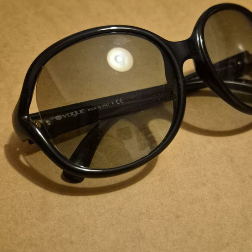 Vogue sunglasses with case, black lenses