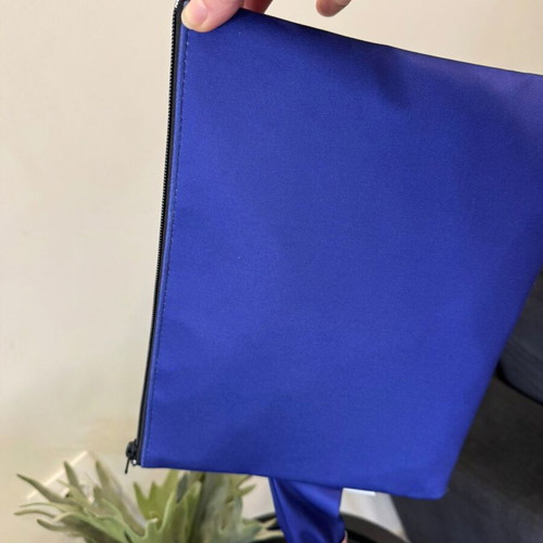Blue Handbag Clutch New With Handle