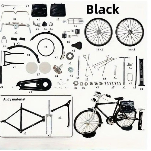 Model bicycle 14/2 assembled new