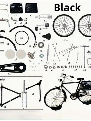 Model bicycle 14/2 assembled new
