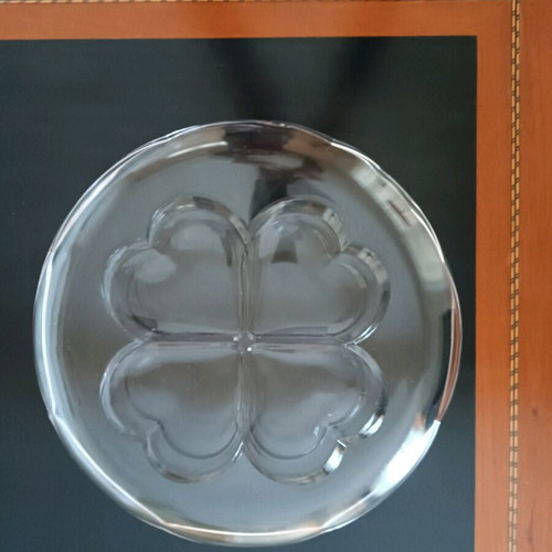 Glass platter like new, large 38 cm diameter