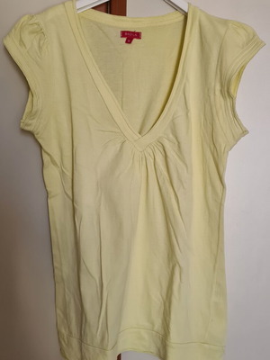 Badila women's blouse small like new, light yellow