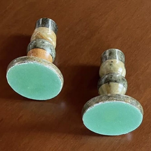 Alabaster Egyptian Candle Holders like new, handmade