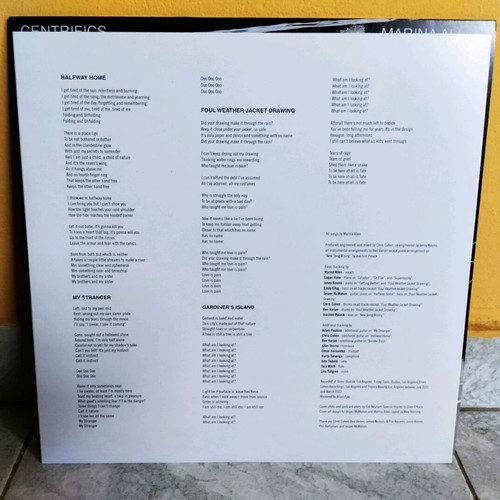 Marina Allen Centrifics white vinyl record new, Rock Folk