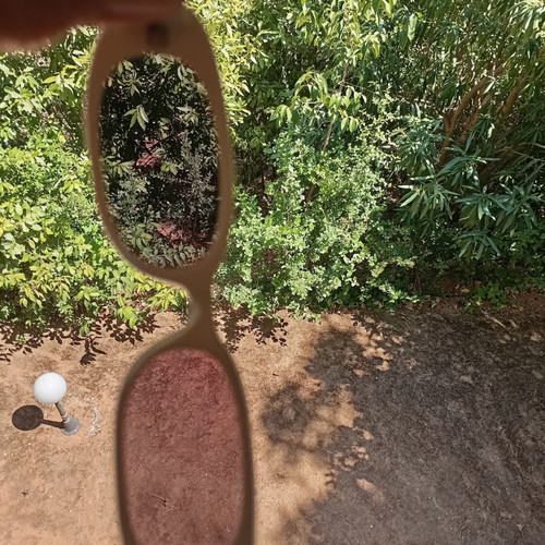 Lacoste vintage Y2K oval sunglasses, like new, burgundy and white