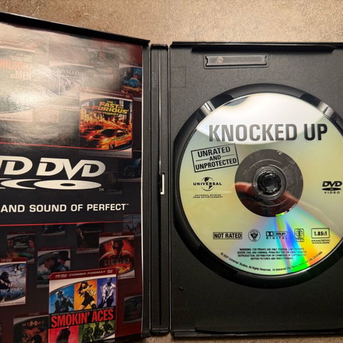 Knocked Up DVD like new, comedy with English subtitles