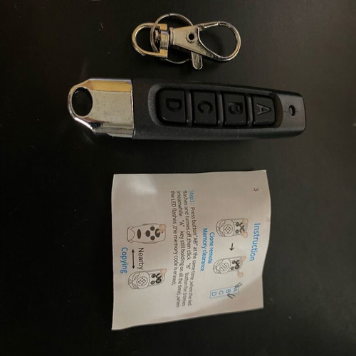 433 MHz Garage Door Remote Control 4-Button New