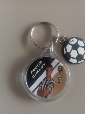 PAOK Fedor Chalov Round Keychain New