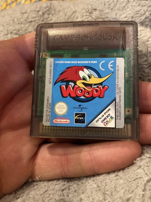 Nintendo Woody Woodpecker Escape from Buzz Buzzard's Park Game Boy Color used