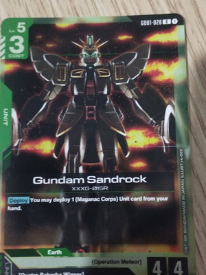 Gundam Holo Sandrock GD01 new from the first set