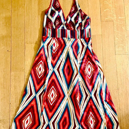 Monsoon silk dress 60s style Small like new