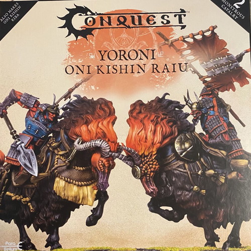 Conquest Yoroni Oni Kishin Raiu dual kit miniature