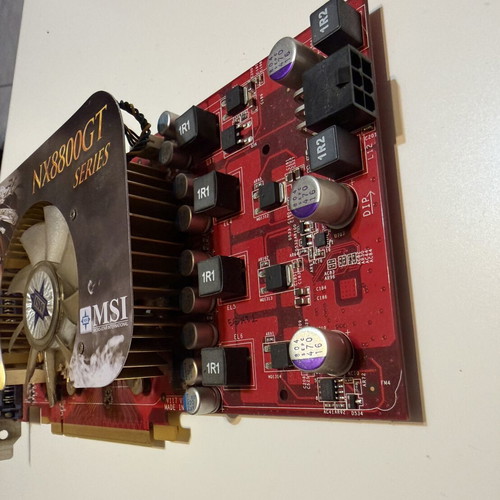 MSI NX8800GT Series graphics card used, unknown functionality