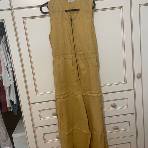 Jumpsuit Regalinas used, linen mustard, size S