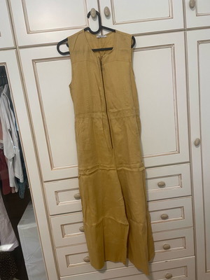 Jumpsuit Regalinas used, linen mustard, size S