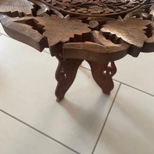 Wooden carved coffee table used