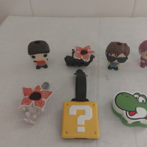 Kinder Joy toys new, Super Mario Stranger Things Minecraft set of 10