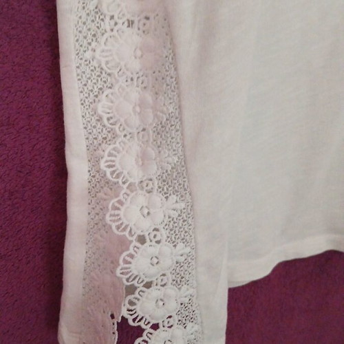Next women's blouse white cotton like new, size XL