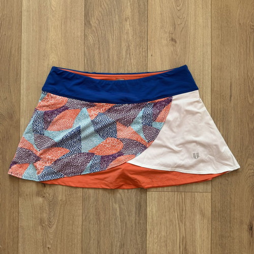Eleven by Venus Williams tiered multicolor tennis workout skort size L like new