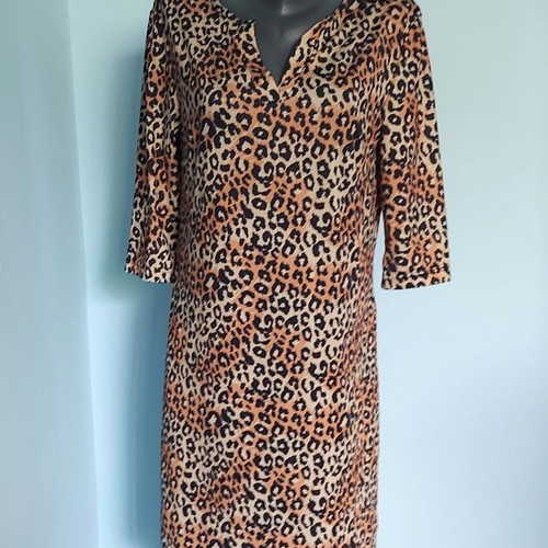 Trash Code Leopard Print Dress like new, sizes M to XXL