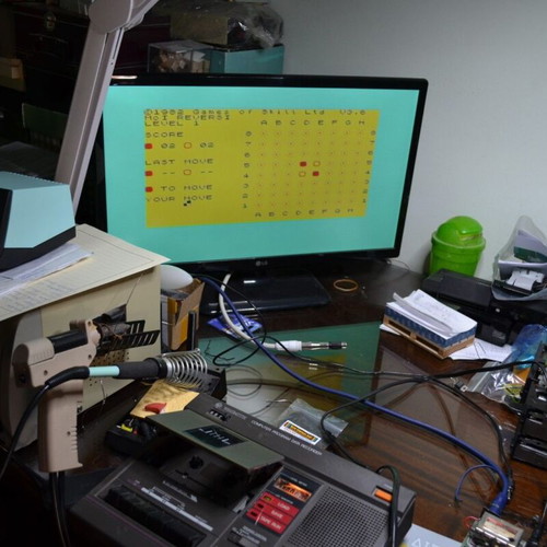 Sinclair ZX Spectrum 48K Reversi cassette used
