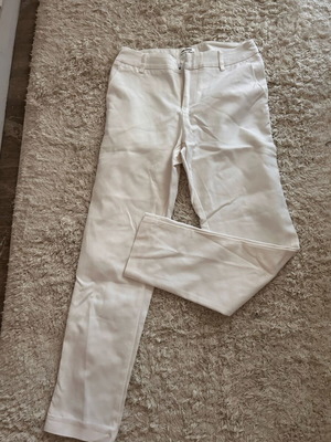 Zara fabric pants almost new, white, size XS