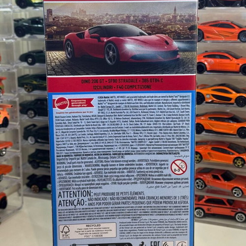 Hot Wheels Ferrari 5-Pack gift set new, die-cast models