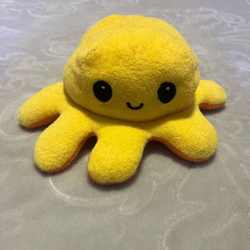 Double-sided plush orange-yellow like new