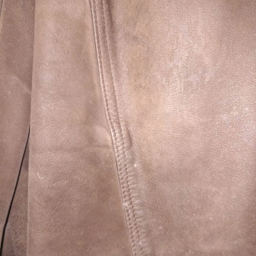 Antica Pelletteria men's jacket XL made in Italy, like new, brown leather nubuck