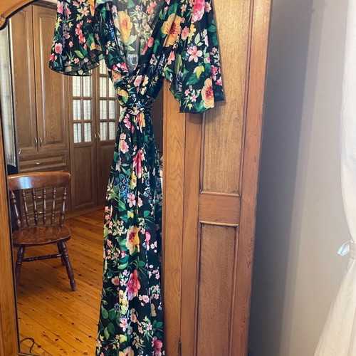 Lynne dress by Katerina Kainouriou like new, colorful, one size