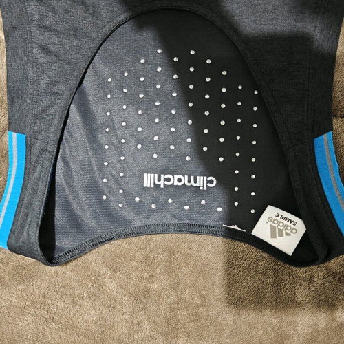 Adidas sports shirt like new, gray and blue