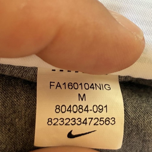 Nike Sportswear Heather Gray Graphic Tank Top, Size M