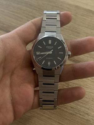 Casio Edifice EFK100CD αυτόματο ρολόι σαν καινούργιο, carbon dial, ζαφείρι κρύσταλλο