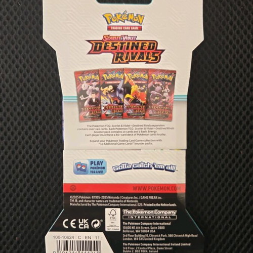 Pokemon Destined Rivals booster pack new