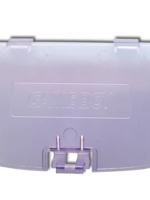 Gameboy Color Battery Cover Clear Purple OEM new