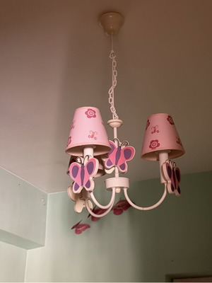 Children's ceiling light for girls, like new