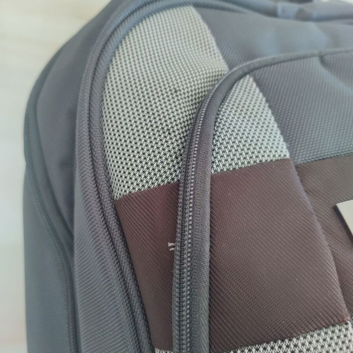 Collectible Boeing 747-8 Lufthansa backpack used, gray