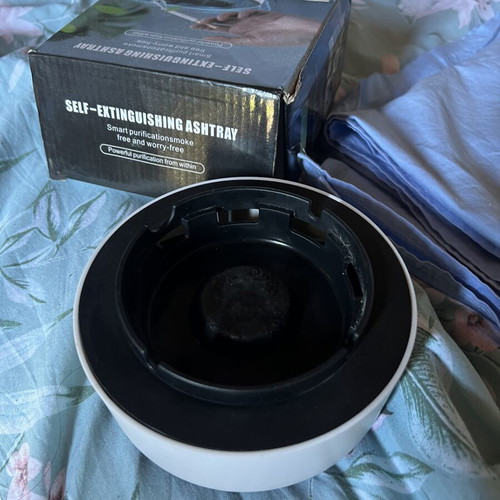 Electric ashtray with smoke absorption new