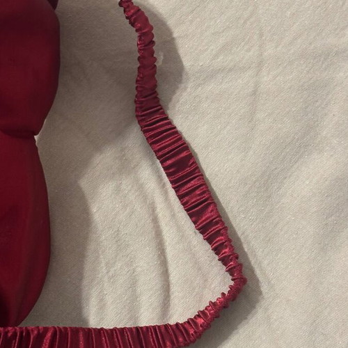 Sleep mask red satin new