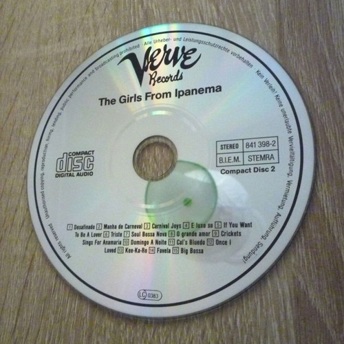 The Girls From Ipanema 2CD collection Verve used, jazz