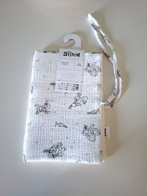 Disney Stitch White Diaper Organizer and Baby Wipe Pouch