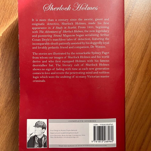 Sherlock Holmes story collection used, English