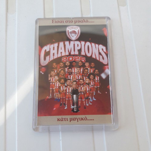 Olympiacos Champions 2026 Magnet new