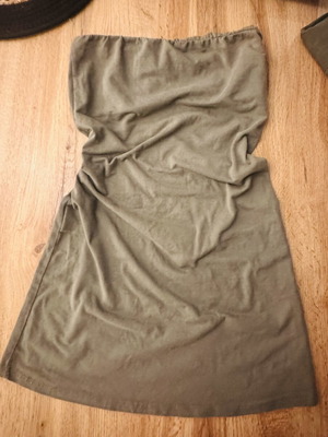 Mini dress khaki color like new, size XS