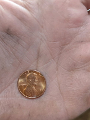 One cent 1988 used, rare