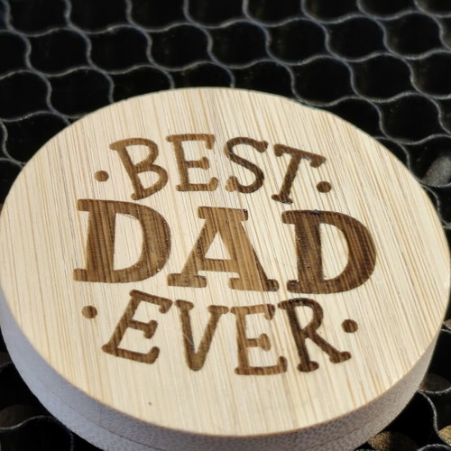 Wooden Bottle Opener and Fridge Magnet Best Dad Ever