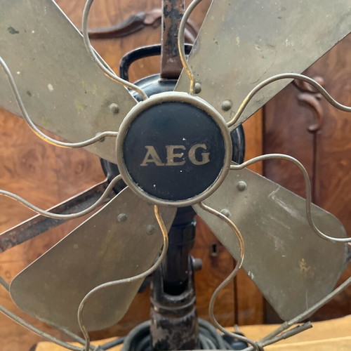 AEG vintage fan used for decor or repair