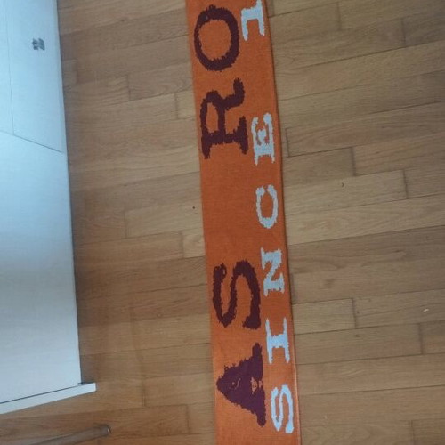 Roma scarf new, knitted, length 2.10m