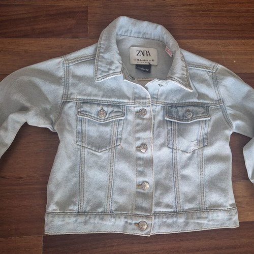 Children's denim jacket with Minnie print