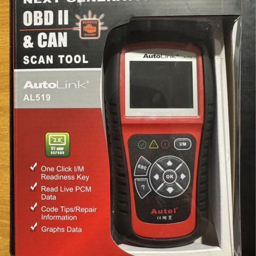 Autel AutoLink AL519 OBD II & CAN Scan Tool with Greek Menu, new